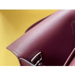 halzan 25 bordeaux burgundy TC leather