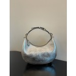 FENDI praphy underarm bag small silver