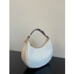 FENDI praphy underarm bag small white