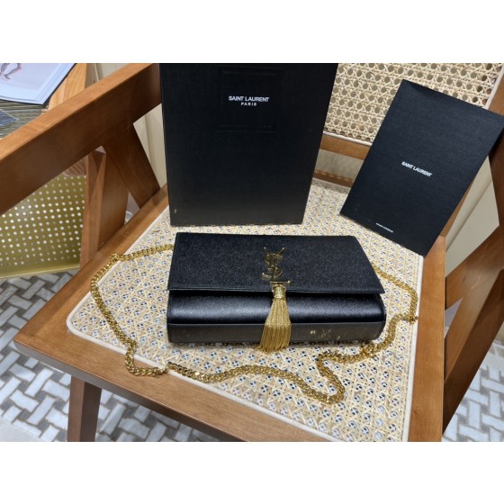 SAINT LAURENT #𝙆𝙖𝙩𝙚# [Original leather version] Y's kate caviar #354119Q