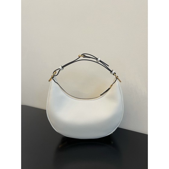 FENDI praphy underarm bag small white