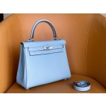 Kelly25 days cyan togo leather