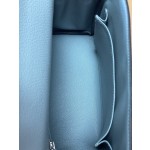 Kelly25 days cyan togo leather