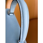 Kelly25 days cyan togo leather