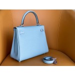 Kelly25 days cyan togo leather