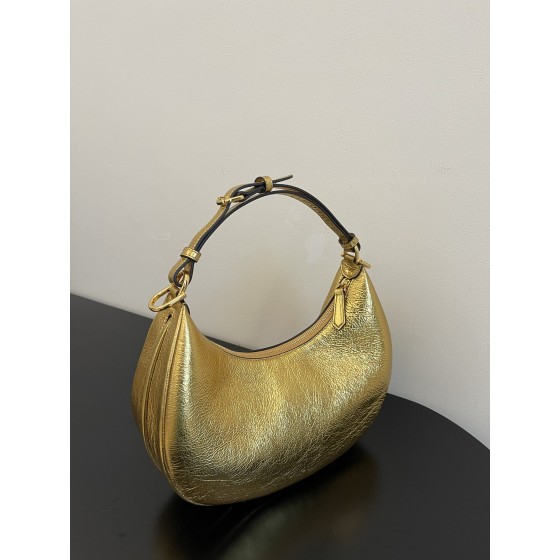 FENDI praphy underarm bag small gold