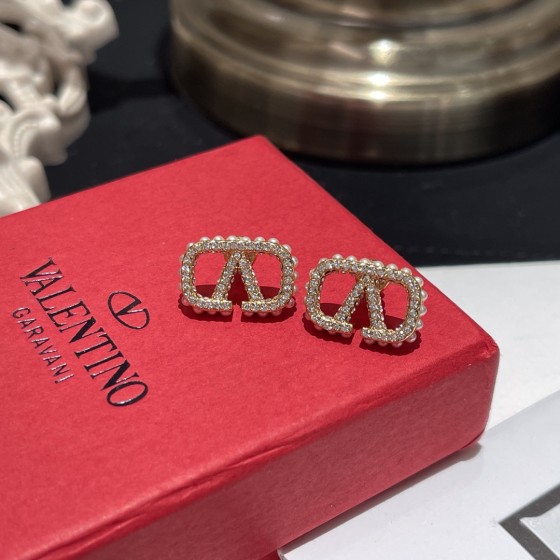 Valentino logo earrings