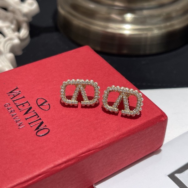 Valentino logo earrings