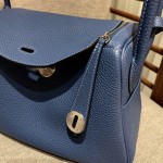 lindy26 R2 onyx blue French Tc cowhide Beeswax thread stitching