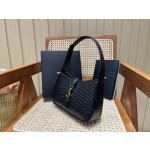 SAINT LAURENT Model: 657228 crocodile pattern original leather.JD