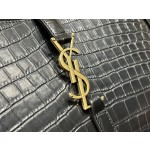 SAINT LAURENT Model: 657228 crocodile pattern original leather.JD