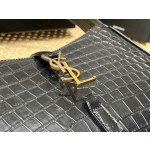 SAINT LAURENT Model: 657228 crocodile pattern original leather.JD