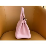Birkin 25/30 3q Pink togo Leather Silver Buckle