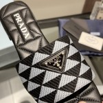 Prada leather outsole shoes