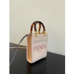 FENDI Sunshine mini tortoiseshell portable crossbody cute