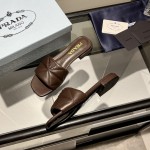 Prada leather outsole shoes