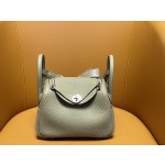 mini lindy sage green tc leather silver buckle