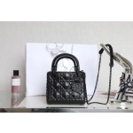 LADY DIOR Diamond Shaped Vine Black DR-081