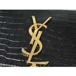 SAINT LAURENT #𝐊𝐚𝐭𝐞 20𝐜𝐦#474366 Original crocodile leather