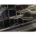 SAINT LAURENT #𝐊𝐚𝐭𝐞 20𝐜𝐦#474366 Original crocodile leather