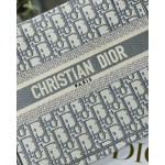 DIOR TOTE Classic Grey Embroidery