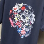 McQueen Round Neck Short Sleeve T-shirt