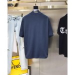 McQueen Round Neck Short Sleeve T-shirt