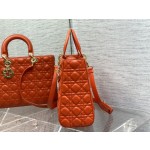 DIOR Lady's latest flip sheepskin seven compartments