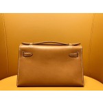 Kelly Mini Generation Saddle Leather Patchwork Silver Buckle