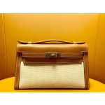 Kelly Mini Generation Saddle Leather Patchwork Silver Buckle