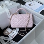 CHANEL 21K Latest Mini CF Handle Handbag AS2431