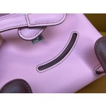 Kelly doll cherry blossom pink swift silver buckle