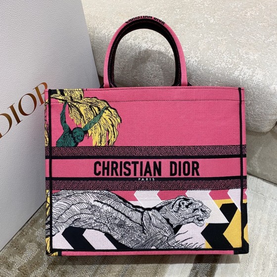 DIOR TOTE Colorful Jungle Collection