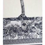 DIOR TOTE blue striped tiger