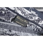 DIOR TOTE blue striped tiger