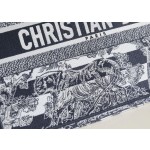 DIOR TOTE blue striped tiger