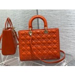 DIOR Lady's latest flip sheepskin seven compartments