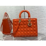 DIOR Lady's latest flip sheepskin seven compartments