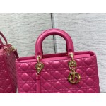DIOR Lady's latest flip sheepskin seven compartments