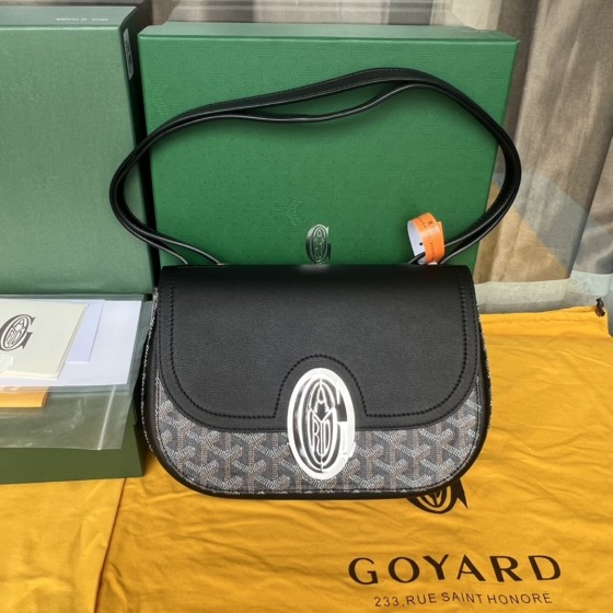 GOYARD Canvas and Cowhide Splicing W23
