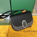 GOYARD Canvas and Cowhide Splicing W23