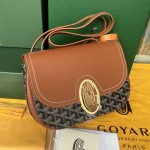 GOYARD Canvas and Cowhide Splicing W23