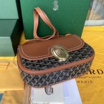 GOYARD Canvas and Cowhide Splicing W23