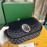 GOYARD Canvas and Cowhide Splicing W23
