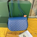 GOYARD Canvas and Cowhide Splicing W23