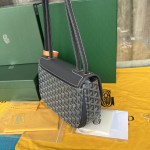 GOYARD Canvas and Cowhide Splicing W23