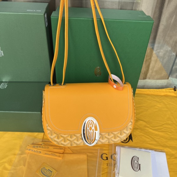 GOYARD Canvas and Cowhide Splicing w23