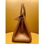 Birkin25 saddle leather gold brown gold buckle