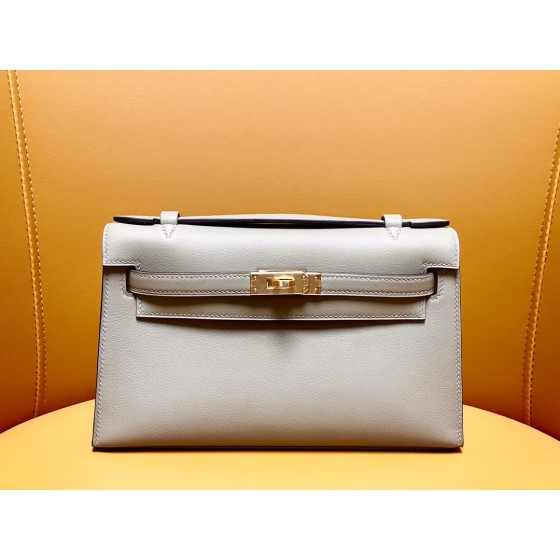 Mini Kelly generation swift asphalt gray gold buckle