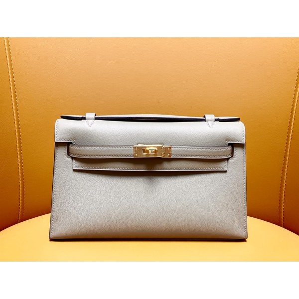 Mini Kelly generation swift asphalt gray gold buckle